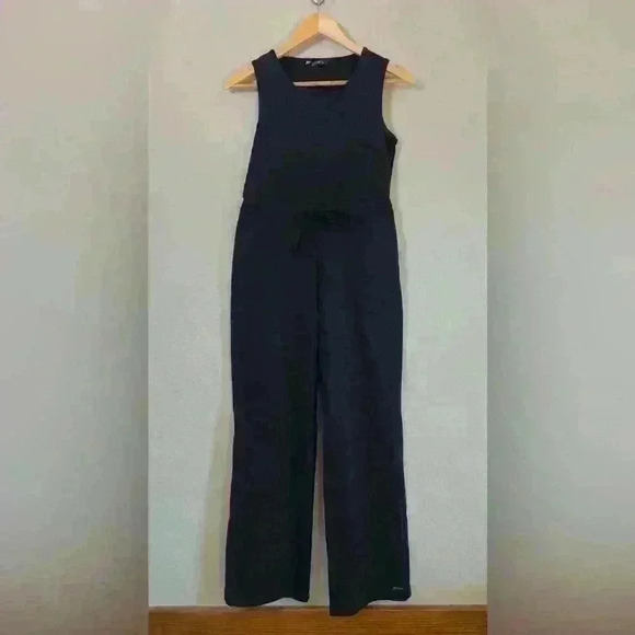Athleta Sleeveless Black Jumpsuit Womens size Small - Picture 1 of 8